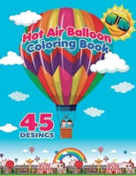 Hot Air Balloon Coloring Book B08JDTNTVB Book Cover
