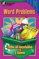 Word Problems Homework Booklet, Grade 4 0880128623 Book Cover