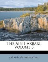 1894 Ain i Akbari Vol.3 3337948715 Book Cover