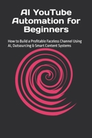 AI YouTube Automation for Beginners: How to Build a Profitable Faceless Channel Using AI, Outsourcing & Smart Content Systems B0GT5K1S2S Book Cover