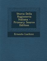 Storia Della Ragioneria Italiana (1898) 1166783065 Book Cover