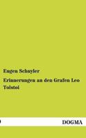 Erinnerungen an Den Grafen Leo Tolstoi 3842493355 Book Cover