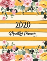 2020 monthly planner jan-dec: JAN 2020-DEC 2020 One Year Daily Weekly Calendar 12 Month Appointment Notebook for To-Do List Agenda Schedule Organizer Logbook Student or Teacher Action plan, design cov 1706045093 Book Cover