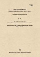 Bemerkungen Zu Den Wettbewerbsbedingungen Zwischen Kohle Und Erdol 3663035468 Book Cover