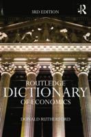 Routledge Dictionary of Economics 0415600383 Book Cover