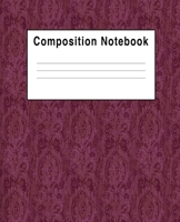 Composition Notebook: Geometric Purple Abstract 1692615890 Book Cover