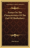 Essays on the Characteristics 1170122426 Book Cover