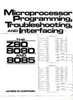 Microprocessor Programming, Troubleshooting, And Interfacing: The Z80, 8080, And 8085 0135819768 Book Cover