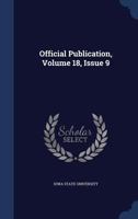 Official Publication, Volume 18, Issue 9 1022322591 Book Cover