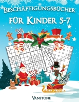 Beschäftigungsbücher für Kinder 5-7: 200 Sudokus und Wortsuchrätsel für Intelligente Kinder mit Anleitungen, Profi-Tipps und Lösungen - Großdruck - (Weihnachtsausgabe) B08KYQW4S1 Book Cover