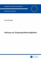 Haftung Von Einigungsstellenmitgliedern 3631671121 Book Cover
