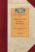 Memoirs of the American Revolution 1016151411 Book Cover