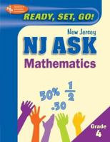 NJ ASK Grade 4 Math (REA) - Ready, Set, Go! New Jersey ASK, Grade 4 Mathematics (Test Preps) 0738608165 Book Cover