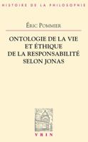 Ontologie de Vie Et Ethique de la Responsabilite Selon Hans Jonas 2711625176 Book Cover