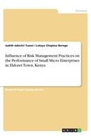 Influence of Risk Management Practices on the Performance of Small Micro Enterprises in Eldoret Town, Kenya 3668789347 Book Cover
