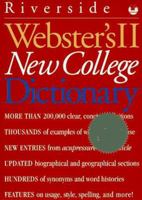 Webster's II New College Dictionary 0395708699 Book Cover
