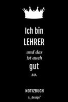 Notizbuch f�r Lehrer: Originelle Geschenk-Idee [120 Seiten kariertes blanko Papier] 1709841095 Book Cover
