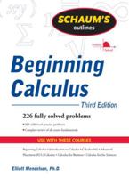 Schaum's Outline of Beginning Calculus (Schaum's Outlines)