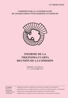 Informe de la Trig�sima cuarta reuni�n de la Comisi�n: Hobart, Australia, 19 to 30 Octubre 2015 1523808608 Book Cover