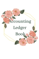 Accounting Ledger: White-Light Green Floral B0C9VVZYRH Book Cover