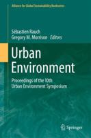 Urban Environment: Proceedings of the 10th Urban Environment Symposium 940079990X Book Cover