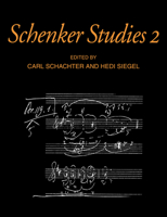 Schenker Studies 2 0521028329 Book Cover