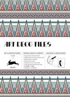 Art Deco Tiles: Gift & Creative Paper Book Vol.71 (Multilingual Edition) 9460090834 Book Cover
