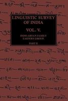 Linguistic Survey of India Vol V Part II 1849026173 Book Cover