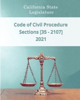 Code of Civil Procedure 2021 | Sections [35 - 2107] B08S4TJZ2B Book Cover