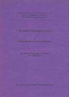 Die Antiken Synagogen in Israel: Die Judischen Synagogen, Lehrhauser Und Gerichtshofe (1); Die Samaritischen Synagogen (2) 3920153685 Book Cover