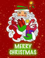 Merry Christmas: Coloring book 1731003722 Book Cover