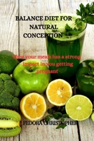 BALANCE DIET FOR NATURAL CONCEPTION: How your meals has a strong impact in you getting pregnant B0C1J1PFGC Book Cover