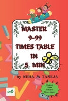 Master 9 to 99 times table in 5 Minutes B0FF2YQYLG Book Cover
