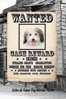 Coton de Tulear Dog Wanted Poster : Isometric Dot Drawing Paper Notebook Featuring 120 Pages 6x9 179430939X Book Cover