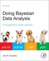 Doing Bayesian Data Analysis: A Tutorial Introduction with R 0124058884 Book Cover