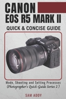 Canon EOS R5 MARK II- Quick & Concise Guide: Modes, Shooting & Setting Processes (Photographer's Quick-Guide Series 2) B0DWX4R6GK Book Cover