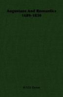 Augustans and Romantics, 1689-1830 (Introductions to English Literature) 1014799112 Book Cover