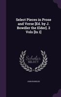 Select Pieces in Verse and Prose 101021084X Book Cover