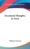 Occasional Thoughts: In Verse 054846927X Book Cover