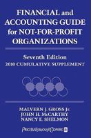 Financial and Accounting Guide for Not-For-Profit Organizations, 2010 Cumulative Supplement 0470457066 Book Cover
