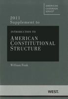 Funk's Introduction to American Constitutional Structure 0314183507 Book Cover