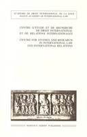 Centre Studies Research 1993 (Centre for Studies and Research in International Law and Int) (Centre for Studies and Research in International Law and Int) 0792330692 Book Cover