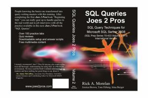 SQL Queries 2008 Joes 2 Pros Volume 2 0985226811 Book Cover