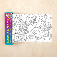 Cosmic Dreams Mini Coloring Roll 0735378959 Book Cover