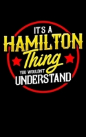 It's A Hamilton Thing You Wouldn't Understand: It's A Hamilton Thing You Wouldn't Understand 2020 Pocket Sized Weekly Planner & Gratitude Journal (53 ... - Small Fit For Purses, Backpacks & Pockets 1678697761 Book Cover