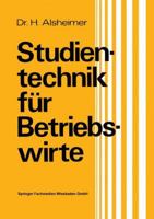 Studientechnik Fur Betriebswirte 3409392459 Book Cover