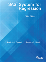SAS System for Regression