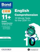 Bond 11+: CEM English Comprehension 10 Minute Tests: 10-11 Years 0192759396 Book Cover