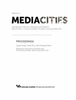 Mediacities: Proceedings 0991254406 Book Cover