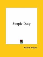 Simple Duty 1425348297 Book Cover